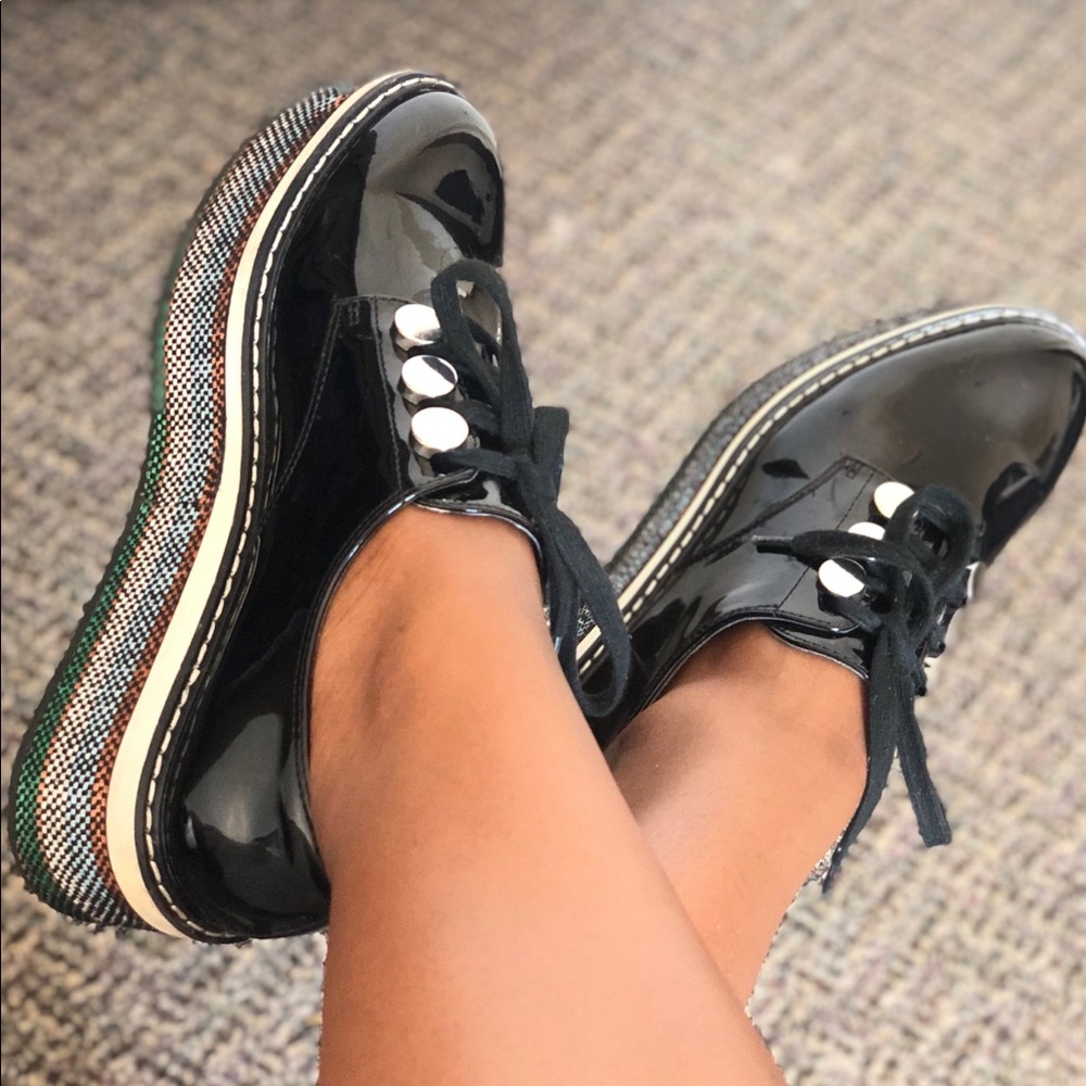 Zara platform shoes worn twice, in great condition